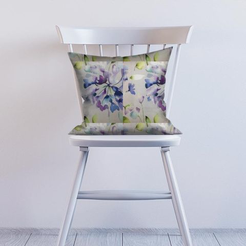 Clovelly Violet Cushion