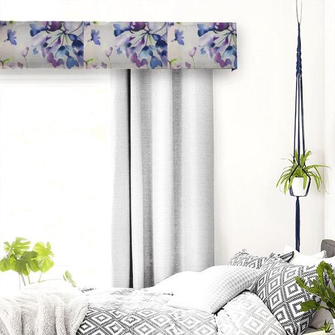 Clovelly Violet Pelmet