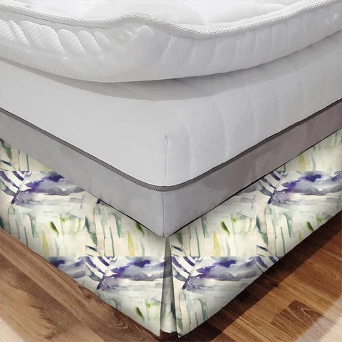 Equador Indigo Bed Base Valance