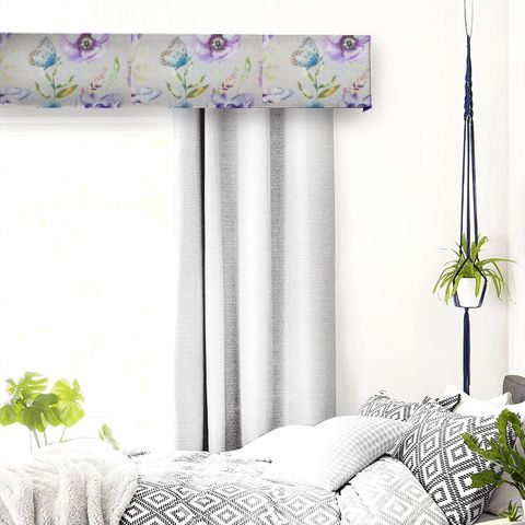 Farfalla Plum Pelmet