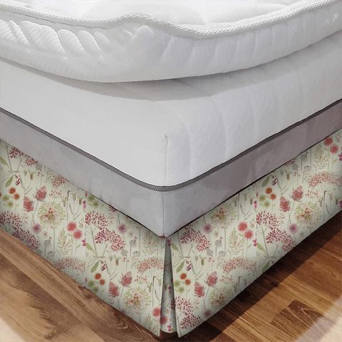 Flora Linen Russett Bed Base Valance