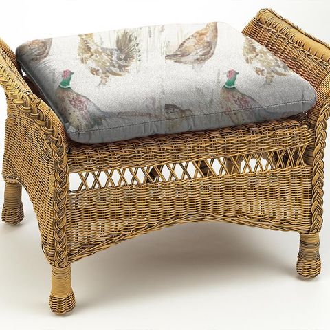 Game Birds Cream Box Cushion
