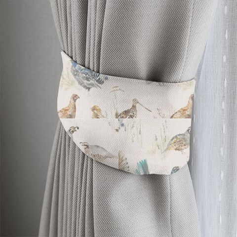 Game Birds Linen Tieback