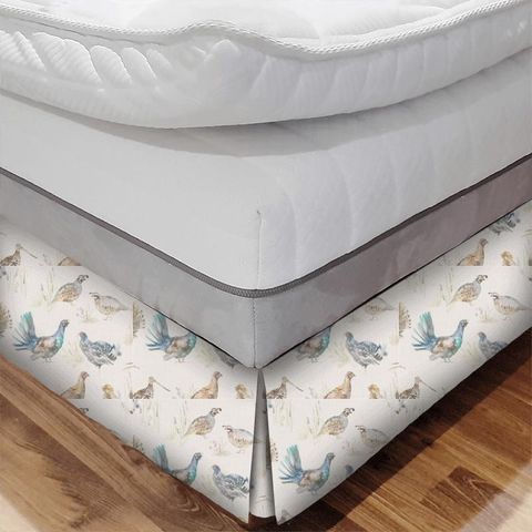 Game Birds Linen Bed Base Valance