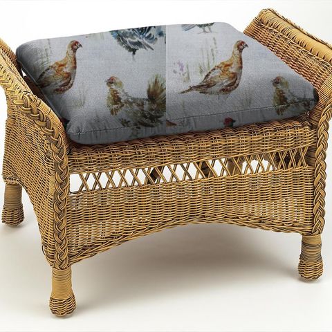 Game Birds Mini Cream Box Cushion