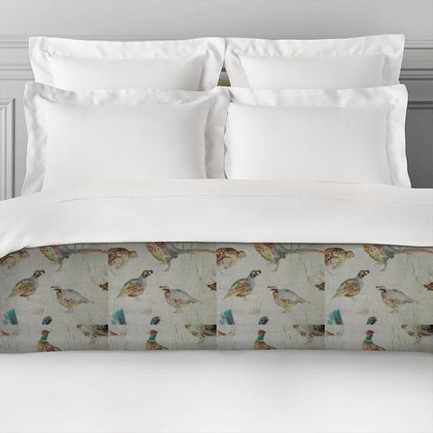 Game Birds Mini Linen Bed Runner