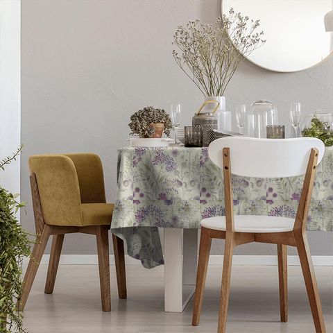 Flora Cream Heather Tablecloth