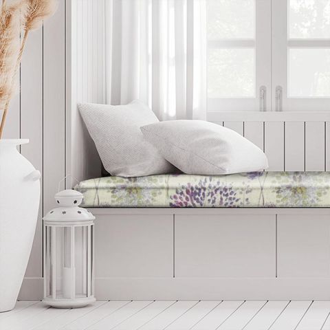 Flora Cream Heather Box Cushion