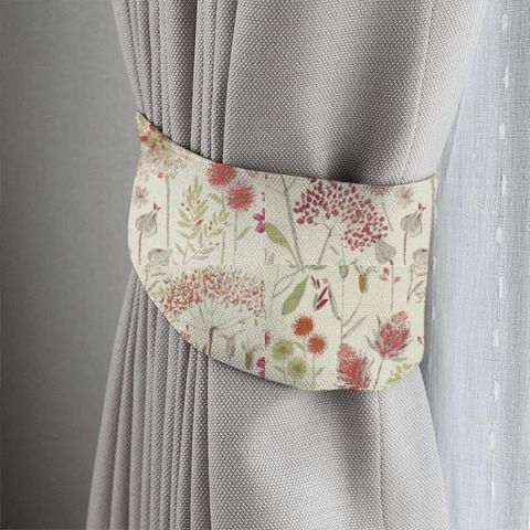 Flora Cream Russett Tieback