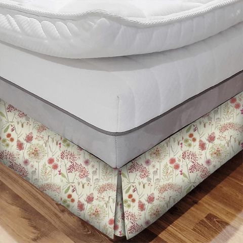 Flora Cream Russett Bed Base Valance