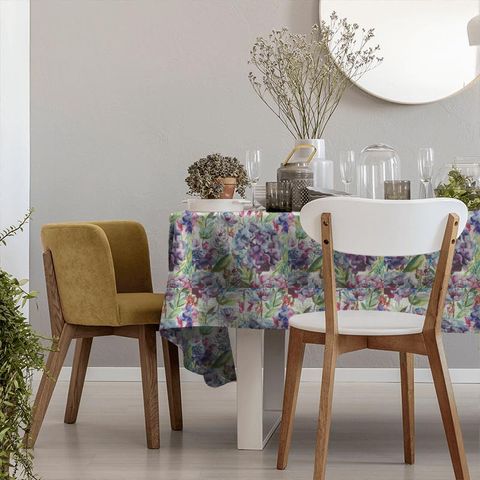 Hydrangea Cream Grape Tablecloth