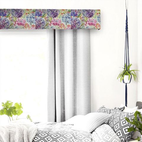 Hydrangea Linen Pelmet