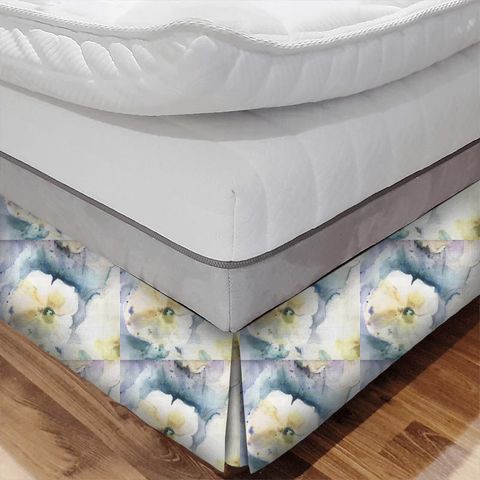 Isabela Lemon Bed Base Valance