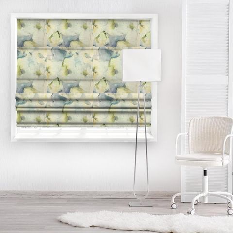 Isabela Lemon Natural Made To Measure Roman Blind