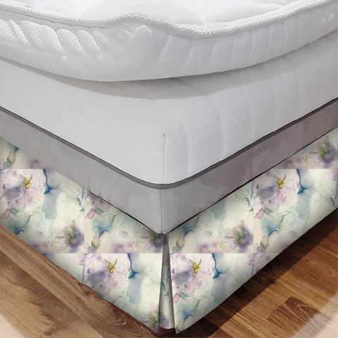 Isabela Violet Bed Base Valance