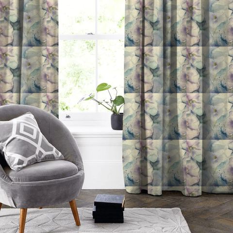 Isabela Violet Natural Made To Measure Curtain