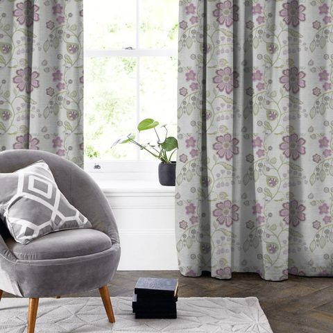 Hartwell Damson Made To Measure Curtain
