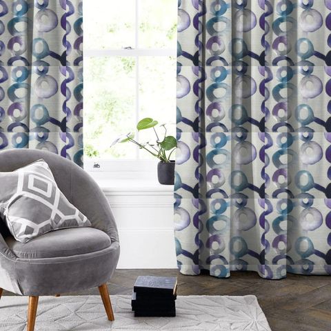 Macapa Indigo Made To Measure Curtain