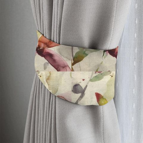 Naura Poppy Natural Tieback