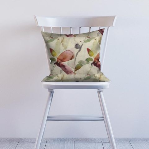 Naura Poppy Natural Cushion