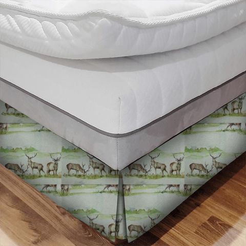 Moorland Stag Linen Bed Base Valance