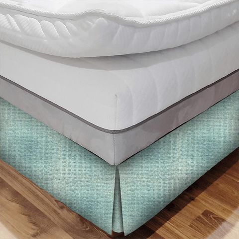 Quito Teal Bed Base Valance