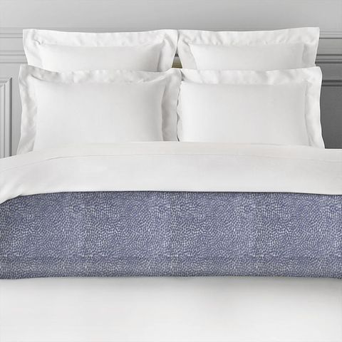 Pebble Sapphire Bed Runner