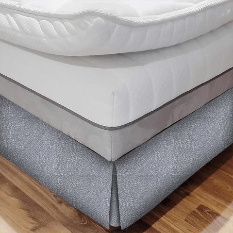 Pebble Steel Bed Base Valance