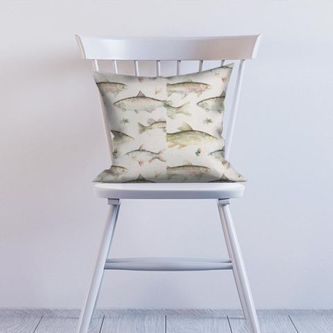 River Fish Cream Cushion
