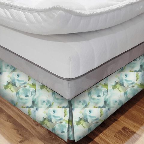 Rosa Duck Egg Bed Base Valance