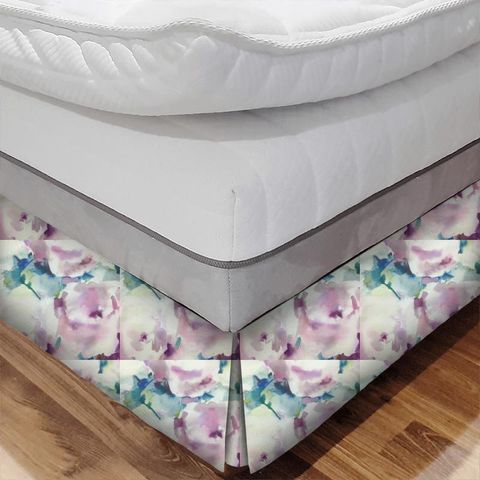 Rosa Orchid Bed Base Valance