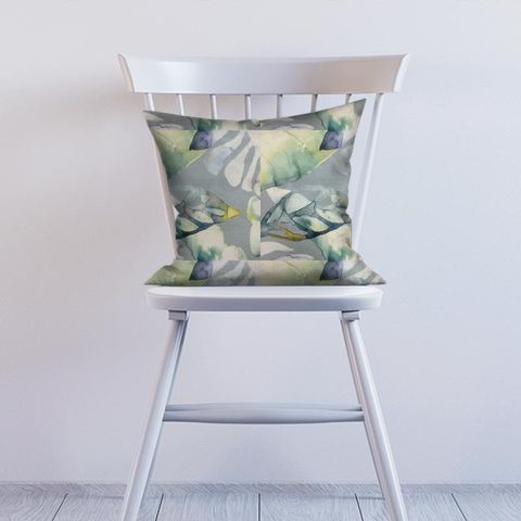 Salvador Lemon Grey Cushion