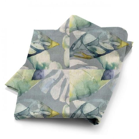 Salvador Lemon Grey Fabric