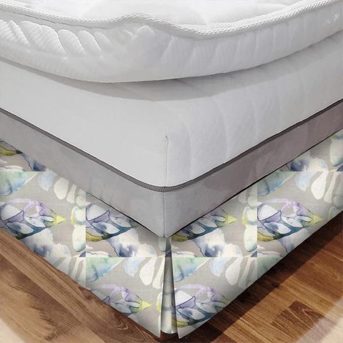 Salvador Violet Bed Base Valance