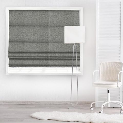 Selkirk Charcoal Made To Measure Roman Blind