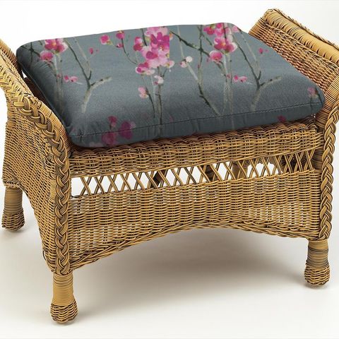 Seville Blossom Slate Box Cushion