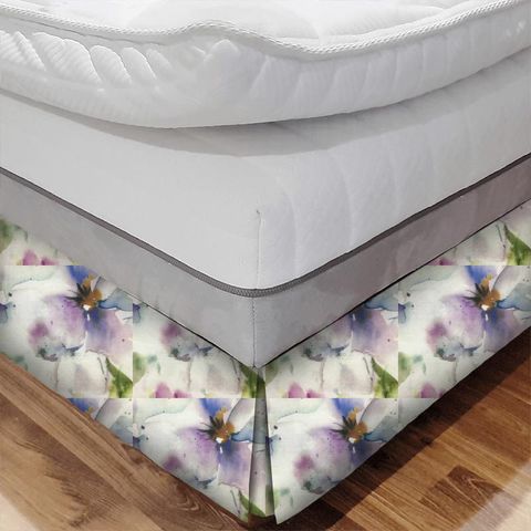 Samarinda Violet Bed Base Valance