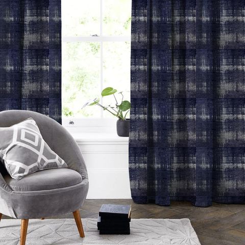 Stratos Midnight Made To Measure Curtain