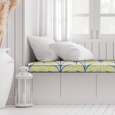 Simba Print Citrus Box Cushion