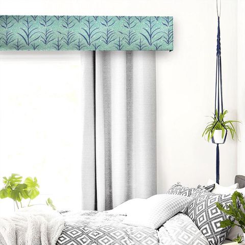 Simba Print Peacock Pelmet