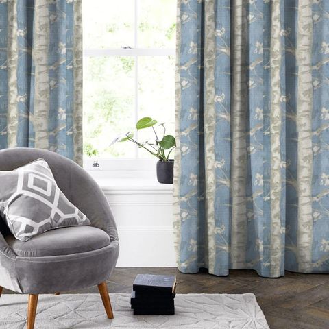 Windermere Bluebell Made To Measure Curtain
