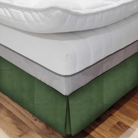 Zircon Pea Green Bed Base Valance