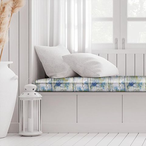 Silver Birch Larkspur Box Cushion