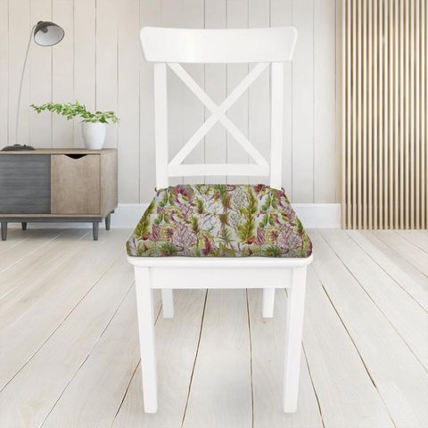 Lovebirds Blossom Seat Pad Cover