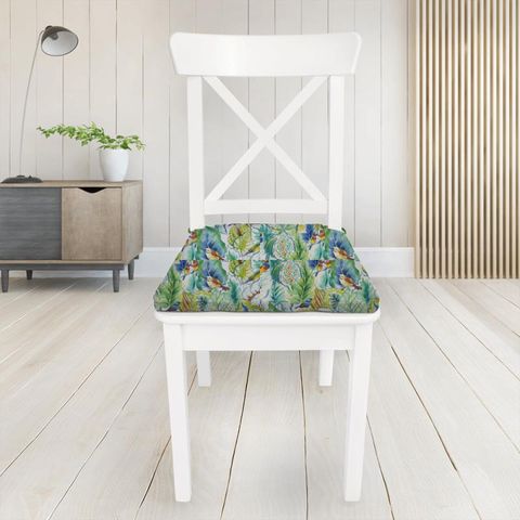 Lovebirds Spring Seat Pad Cover