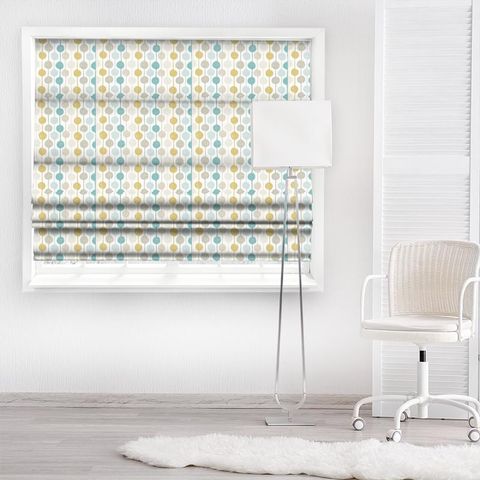 Taimi Seaglass / Chalk / Honey Made To Measure Roman Blind