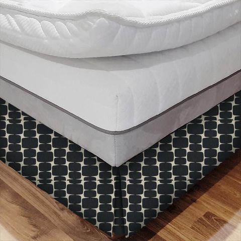 Lohko Liquorice / Hemp Bed Base Valance