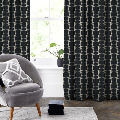 Lohko Liquorice / Hemp Made To Measure Curtain