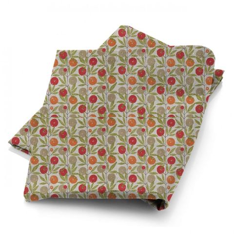 Blomma Tangerine / Chilli / Citrus Fabric