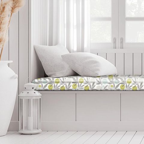 Blomma Kiwi / Pumice / Marine Box Cushion